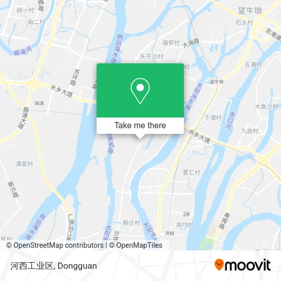 河西工业区 map