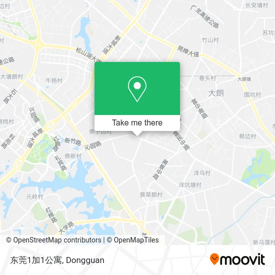 东莞1加1公寓 map