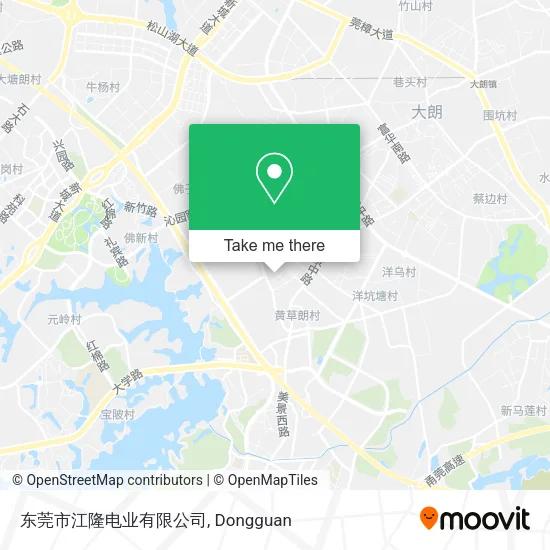东莞市江隆电业有限公司 map