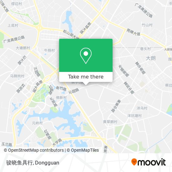 骏晓鱼具行 map