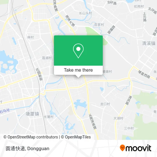 圆通快递 map