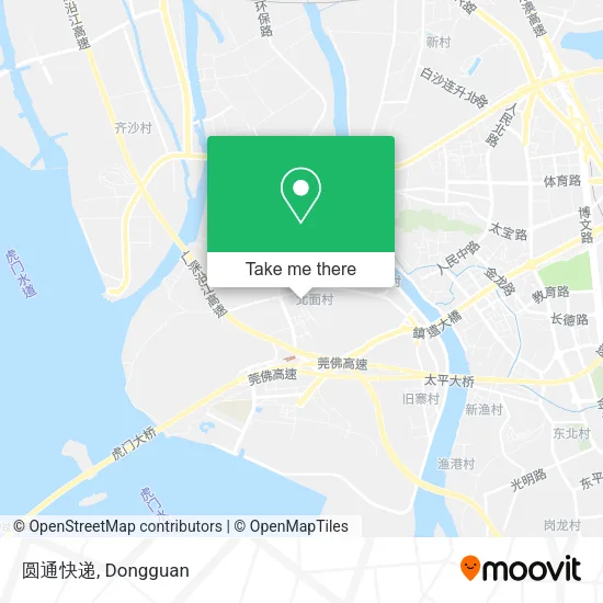 圆通快递 map