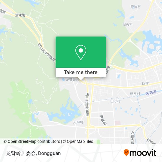 龙背岭居委会 map