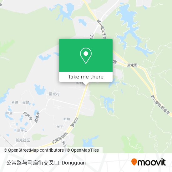 公常路与马庙街交叉口 map