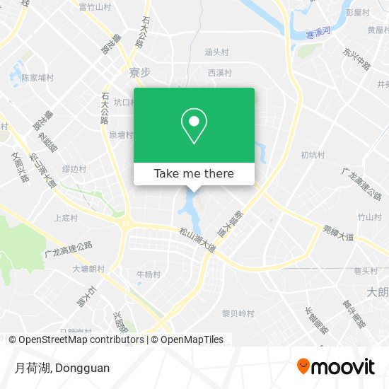 月荷湖 map