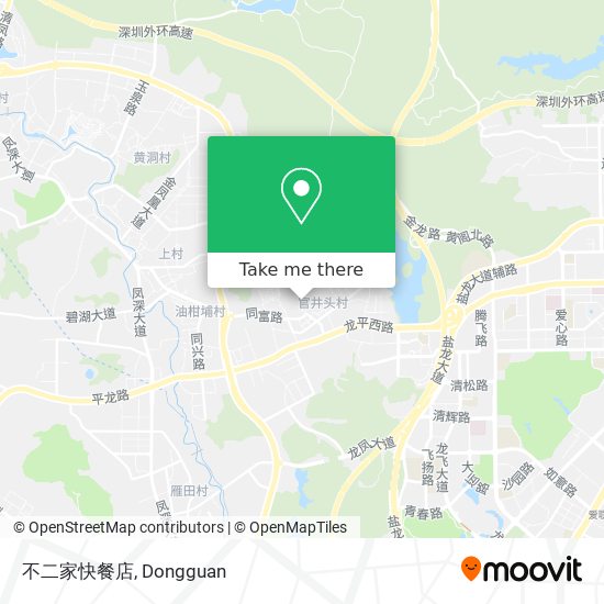 不二家快餐店 map
