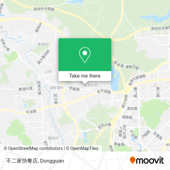 不二家快餐店 map