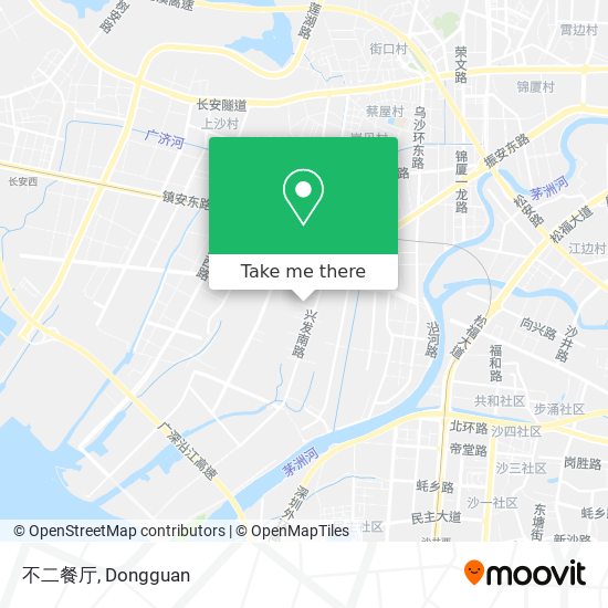 不二餐厅 map