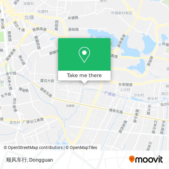 顺风车行 map