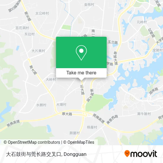 大石鼓街与莞长路交叉口 map