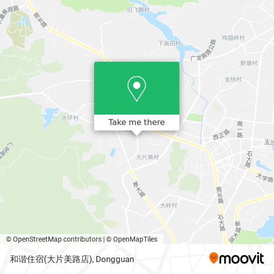 和谐住宿(大片美路店) map