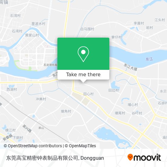 东莞高宝精密钟表制品有限公司 map