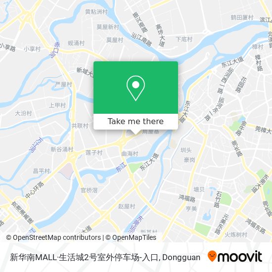 新华南MALL·生活城2号室外停车场-入口 map