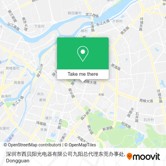 深圳市西贝阳光电器有限公司九阳总代理东莞办事处 map