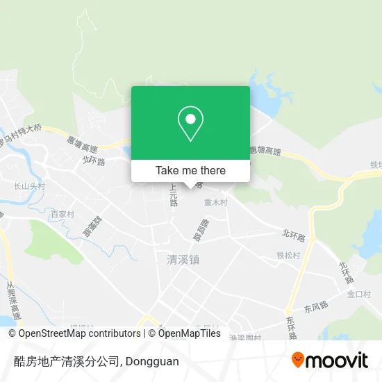 酷房地产清溪分公司 map