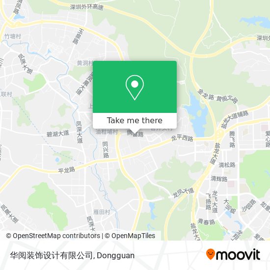 华阅装饰设计有限公司 map