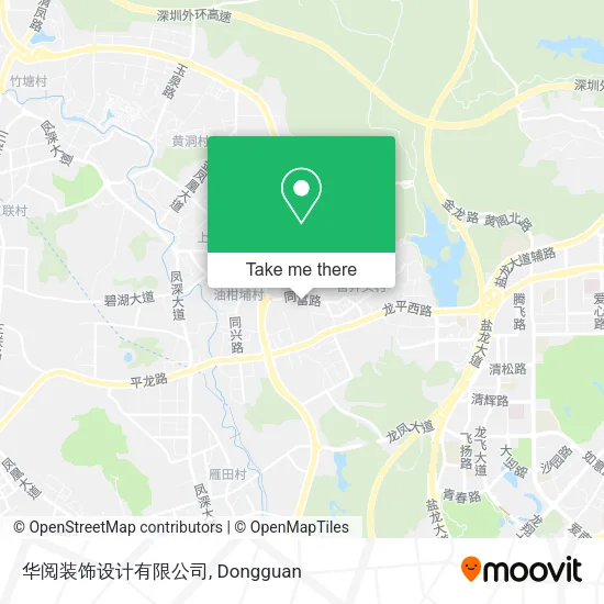 华阅装饰设计有限公司 map