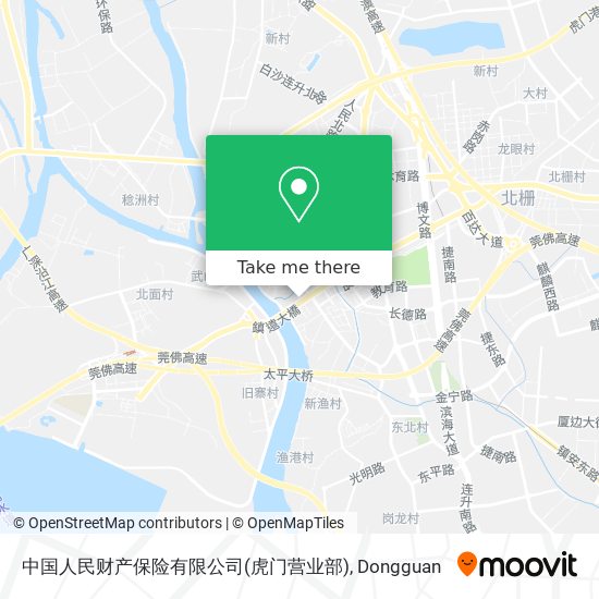 中国人民财产保险有限公司(虎门营业部) map