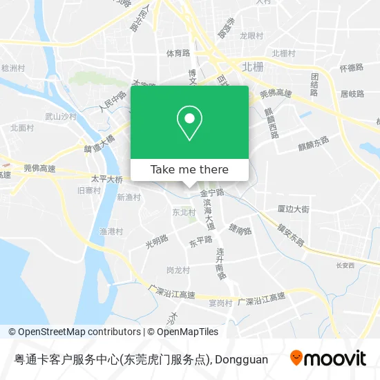 粤通卡客户服务中心(东莞虎门服务点) map