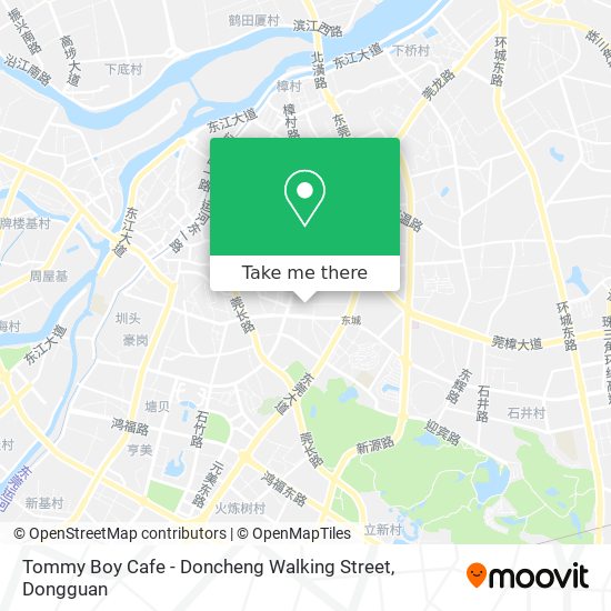 Tommy Boy Cafe - Doncheng Walking Street map