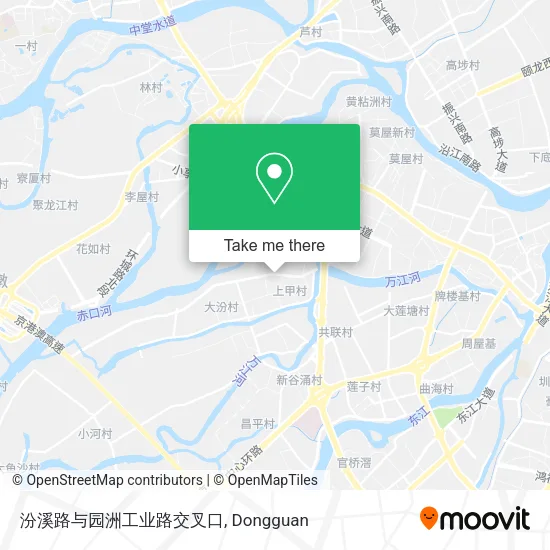 汾溪路与园洲工业路交叉口 map