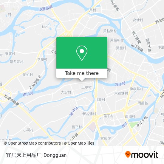 宜居床上用品厂 map