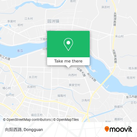 向阳西路 map