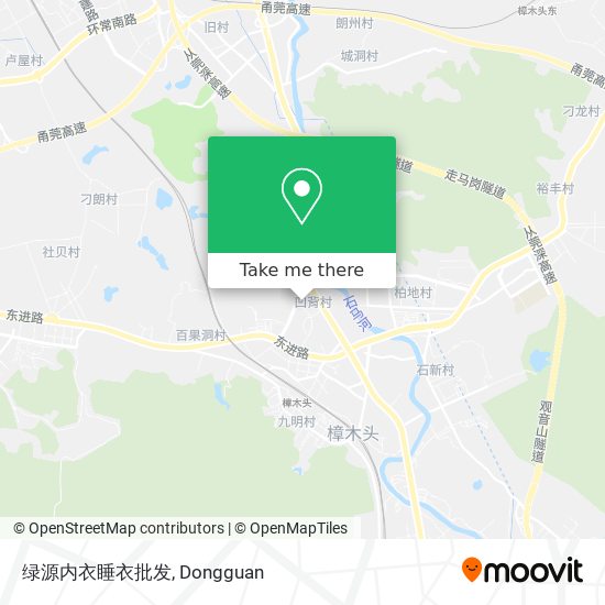 绿源内衣睡衣批发 map