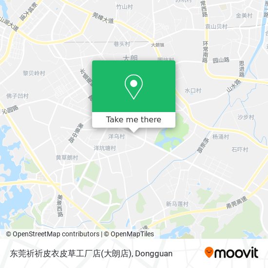 东莞祈祈皮衣皮草工厂店(大朗店) map