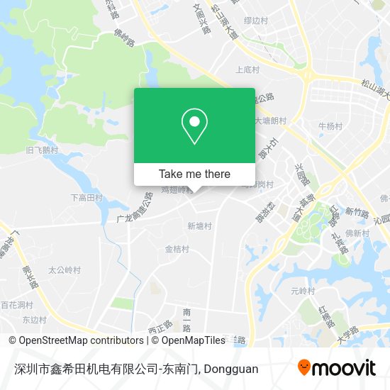 深圳市鑫希田机电有限公司-东南门 map