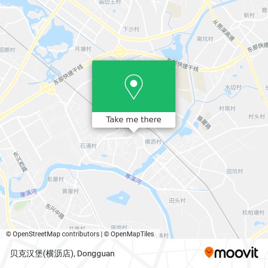 贝克汉堡(横沥店) map
