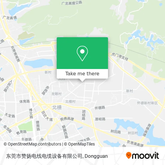 东莞市赞扬电线电缆设备有限公司 map