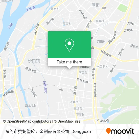 东莞市赞扬塑胶五金制品有限公司 map