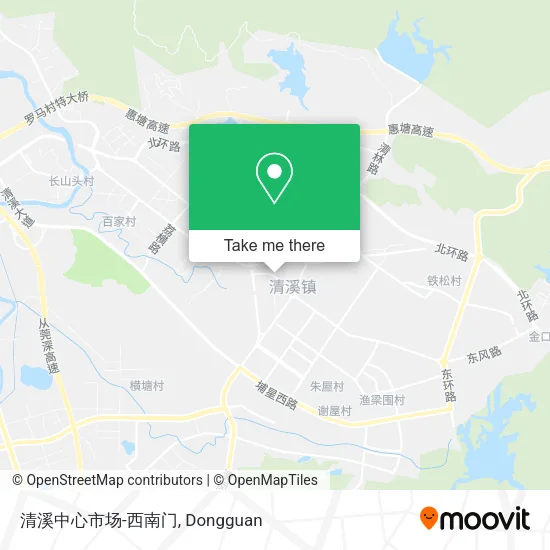 清溪中心市场-西南门 map