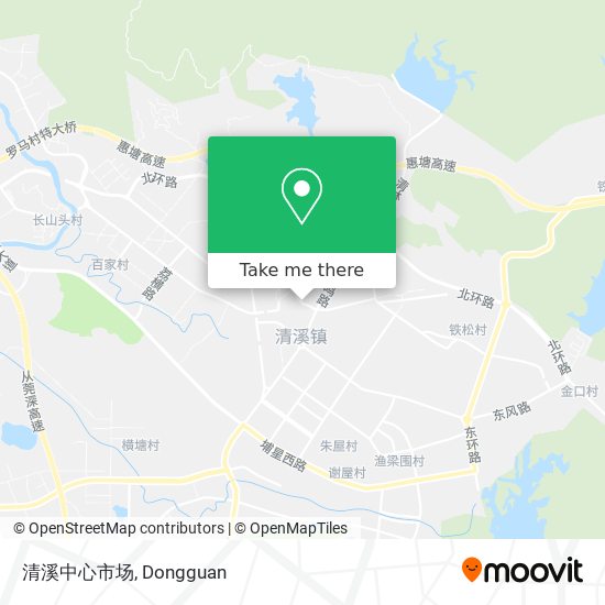 清溪中心市场 map