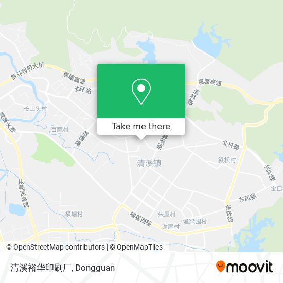 清溪裕华印刷厂 map