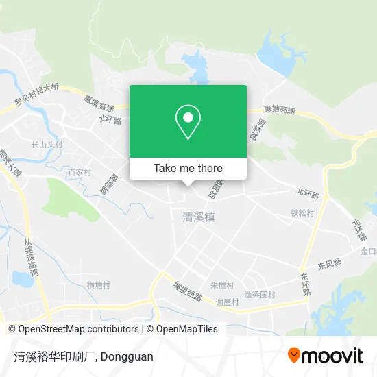 清溪裕华印刷厂 map