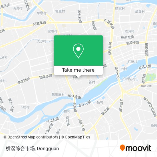 横滘综合市场 map