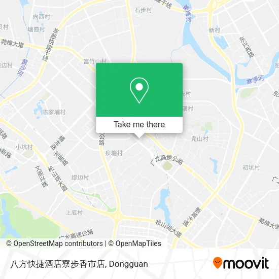 八方快捷酒店寮步香市店 map