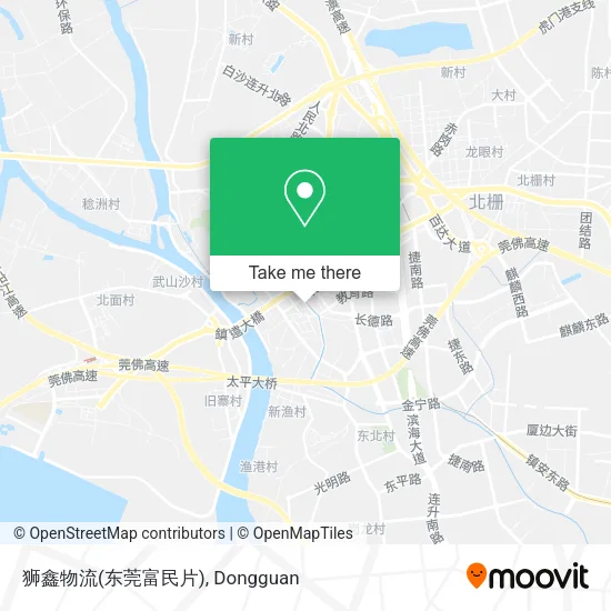狮鑫物流(东莞富民片) map