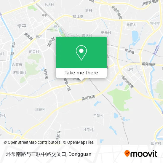 环常南路与三联中路交叉口 map