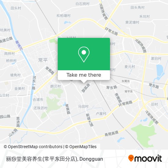 丽痧堂美容养生(常平东田分店) map