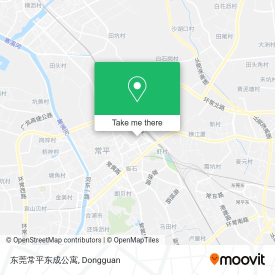 东莞常平东成公寓 map