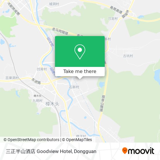 三正半山酒店 Goodview Hotel map