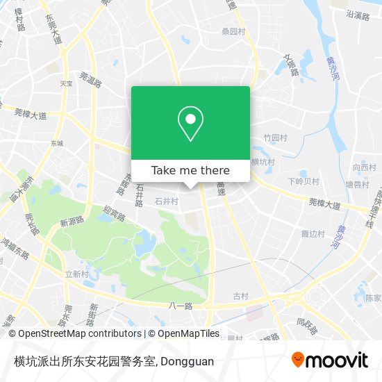 横坑派出所东安花园警务室 map