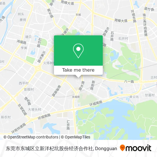 东莞市东城区立新洋杞坑股份经济合作社 map