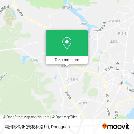 潮州砂锅粥(美花林路店) map