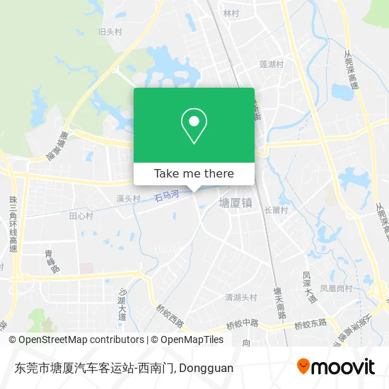 东莞市塘厦汽车客运站-西南门 map