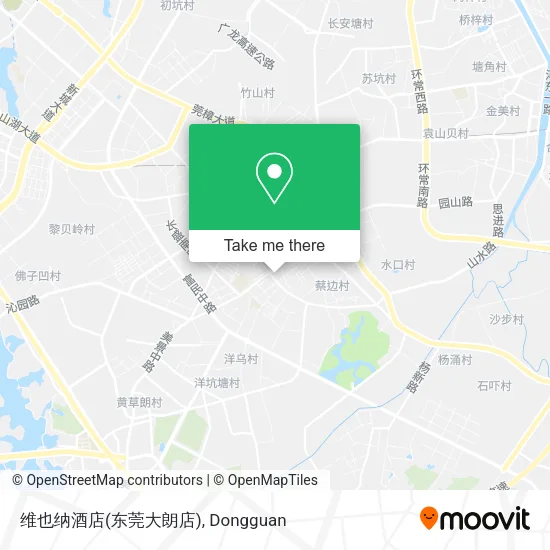 维也纳酒店(东莞大朗店) map