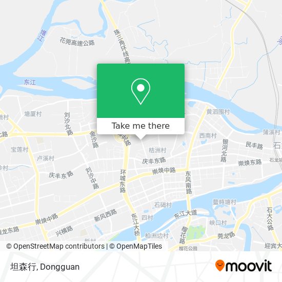 坦森行 map